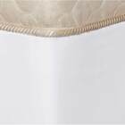 Saia Box Casal Vitta Microfibra Ultrassônica - Branco