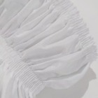 Saia Box Com 2 Elásticos - Casal - Branco