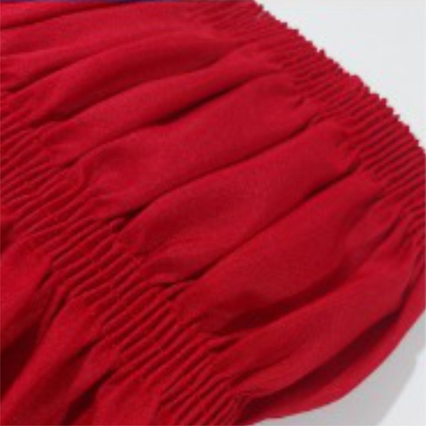 Saia Box Com 2 Elásticos - Queen - Vermelho