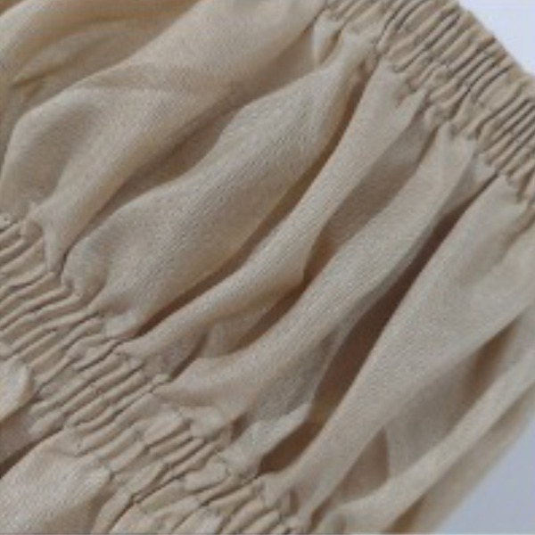 Saia Box Com 2 Elásticos - Solteiro - Bege