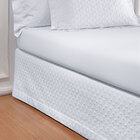 Saia Box Glass Casal Padrão Branca Micro Percal 200 Fios 1 Pe