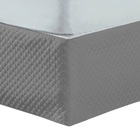 Saia Box King Basic Matelada 100% Poliéster - Cinza