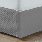 Saia Box King Basic Matelada 100% Poliéster - Cinza