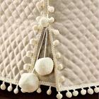 Saia Box King Glamour Matelassê Costurado - Bege