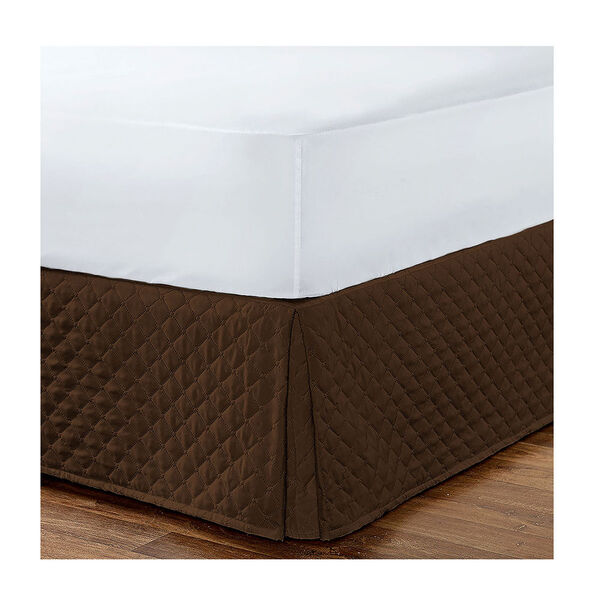 Saia Box Matelada Para Cama De Casal Queen –  Marrom
