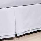 Saia Box Queen Size Branco 200 Fios 100% Algodão 1 Peça