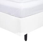 Saia Cama Box Casal Malha Gel Elástico Lisa Prática Macia