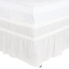 Saia Cama Box King Microfibra Elástico Duplo Lisa Macia