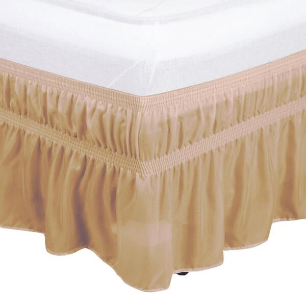 Saia Cama Box King Microfibra Elástico Duplo Lisa Macia