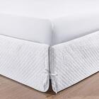 Saia Cama Box Solteiro Matelada Branco