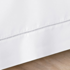 Saia Cama Casal Padrão Box Branca