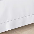 Saia Cama Casal Queen Box Branca