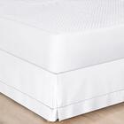 Saia Cama Casal Queen Box Branca