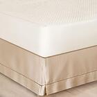 Saia Cama Casal Queen Box Cáqui