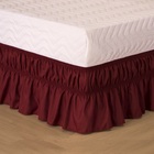 Saia Colchobox Casal Para Cama Box Vinho