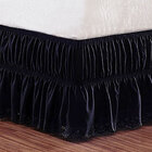 Saia De Box Preta Solteiro Ultrassônico Elasticada Clássica