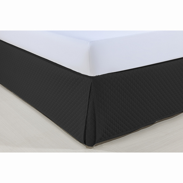 Saia P/ Cama Box - Queen Size - Atenas - Preto - Niazitex
