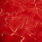 Saia Para Árvore De Natal Pelúcia Vermelha 60cm