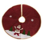 Saia Para Árvore De Natal Temática Boneco De Neve 59cm