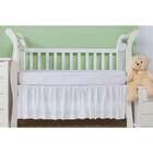Saia Para Berço Baby Franzida 233 Fios Branco Plumasul