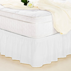 Saia Para Cama Box Casal King 1 Peça Versátil Branca