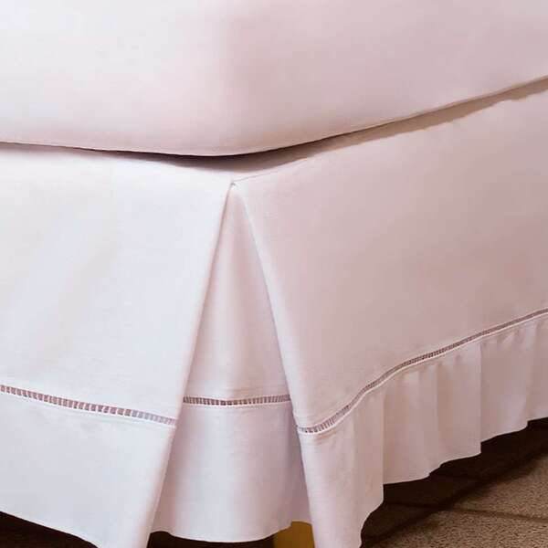 Saia Para Cama Box Casal Lisomax Branca