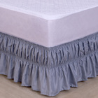 Saia Para Cama Box Colchobox Elasticada Ajustavel Queen Ou Ki