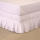 Saia Para Cama Box Colchobox Elasticada Solteiro Branca