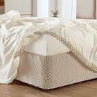 Saia Para Cama Box King Belga Micropercal 200 Fios - Bege