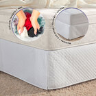 Saia Para Cama Box Solteiro Pratic Matelada 1 Peça - Branco -