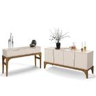 Sala De Estar Amalfi Com Buffet E Aparador - Pr Móveis