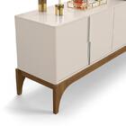 Sala De Estar Amalfi Com Buffet E Aparador - Pr Móveis