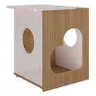 Sala De Estar Completa 1 Porta Carvalho/off White - Pnr Móveis