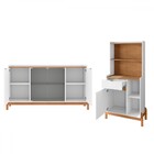 Sala De Estar Completa Bahrein 5 Portas 1 Gaveta 2 Peças Bran