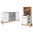 Sala De Estar Completa Bahrein 5 Portas 1 Gaveta 2 Peças Bran