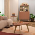 Sala De Estar Completa Bali 2 Portas Naturale/terracota - Pnr