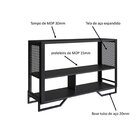 Sala De Estar Completa Com 4 Itens Rack Tv 60 Polegadas, Esta