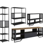 Sala De Estar Completa Com 4 Itens Rack Tv 60 Polegadas, Esta