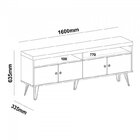 Sala De Estar Completa Com Rack E Mesa De Centro Liberty Carv