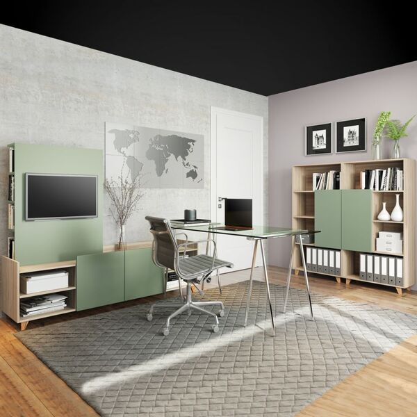 Sala De Estar Completa Para Tv Até 40 Polegadas Aurora 4 Port