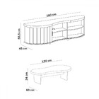 Sala De Estar Completa Para Tv Até 75 Polegadas Magnum Carval