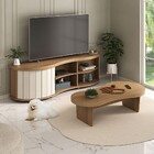 Sala De Estar Completa Para Tv Até 75 Polegadas Magnum Carval