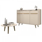 Sala De Estar Completa Quartzo Off White - Bechara