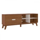 Sala De Estar Completa Verona 2 Gavetas 4 Prateleiras Cedro/o