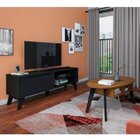 Sala De Estar Completo Rack Com Mesa De Centro Lotus Diva Pin