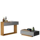 Sala De Estar Milão Com Aparador E Mesa De Centro - Lukaliam