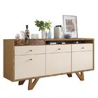 Sala De Estar Montane Com Estante, Buffet Aparador E Cristale