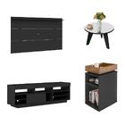 Sala De Estar Treviso Com Rack, Painel Para Tv Até 55 Polegad