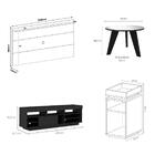 Sala De Estar Treviso Com Rack, Painel Para Tv Até 55 Polegad