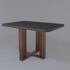 Sala De Jantar 120x80 Paola Tampo Grafite 4 Cad Bom Pastor